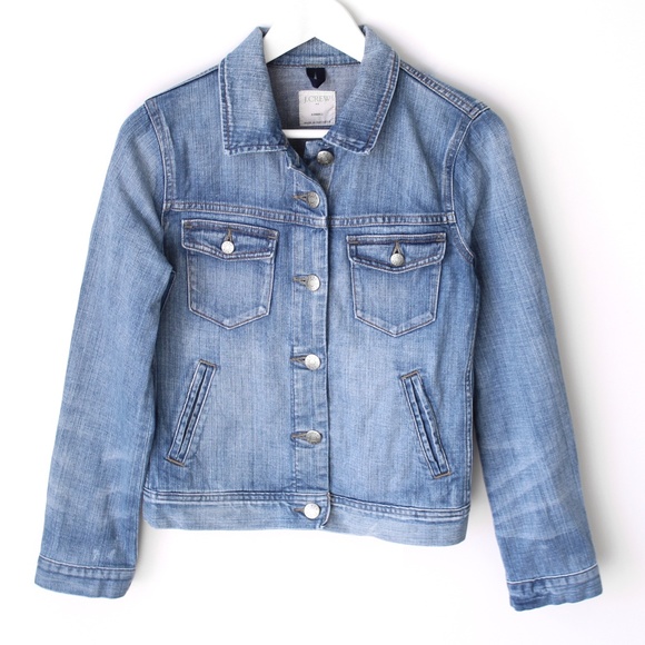J.Crew Factory Classic Denim Jacket - Size XS - Picture 1 of 11